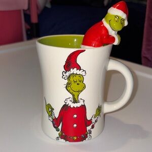 Grinch Christmas Mug - Red and Green